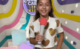 Alaia se la ve en la foto confiada feliz y muy segura de todo lo que esta logrando