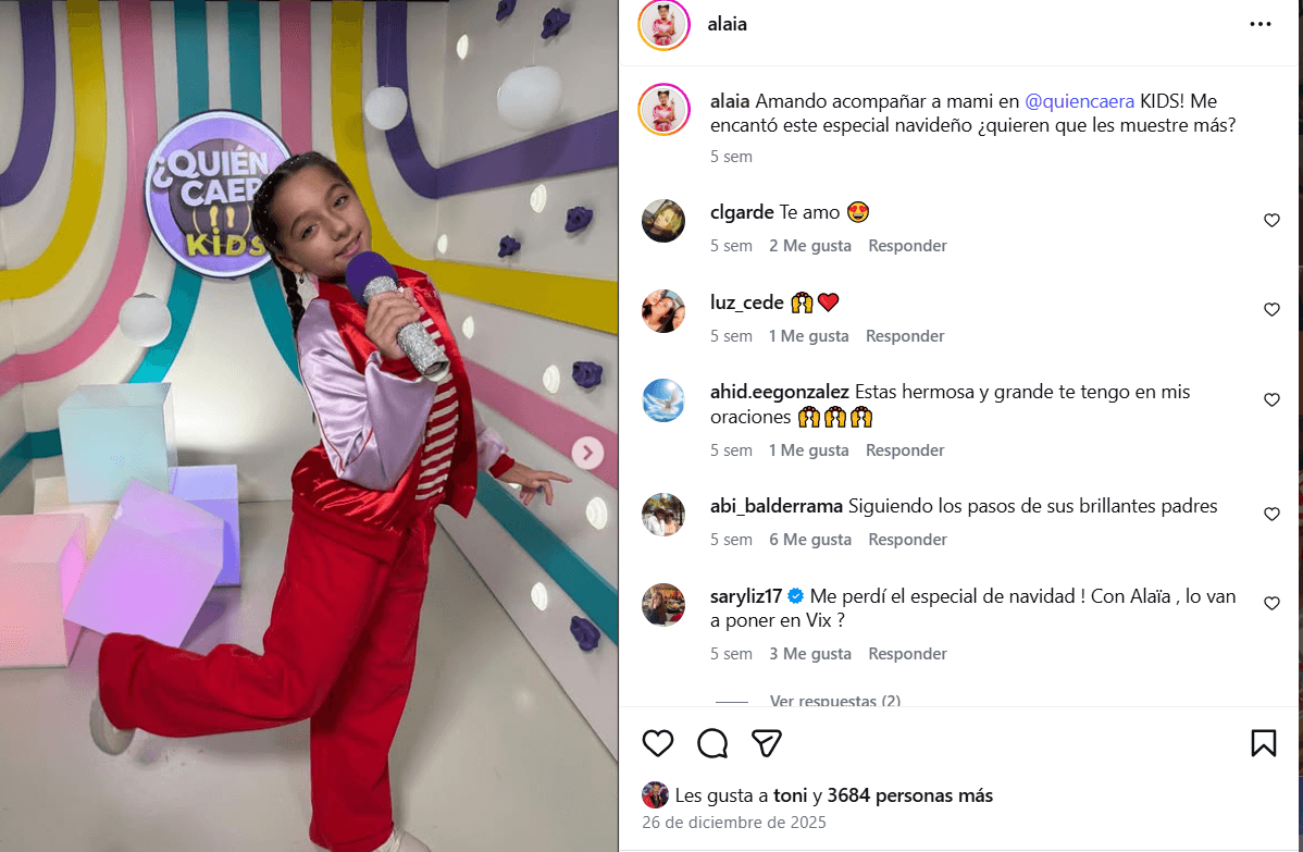 La hija de Adamari López generando reacciones positivas entre seguidores