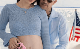 Marc Anthony y Nadia Ferreira comparten un momento especial en la espera de su bebé